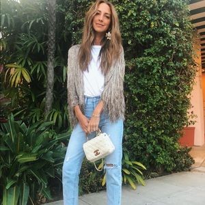 Rachel Zoe Fringe Jacket